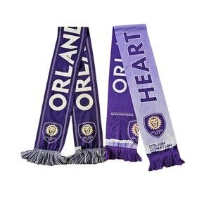 Lot of 2 Orlando City Soccer Scarfs